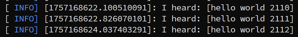 Listener Output